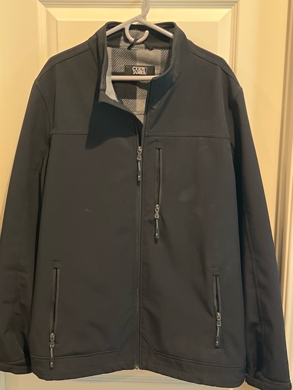 Cody James Men's Black Performance Softshell Zip Jacket